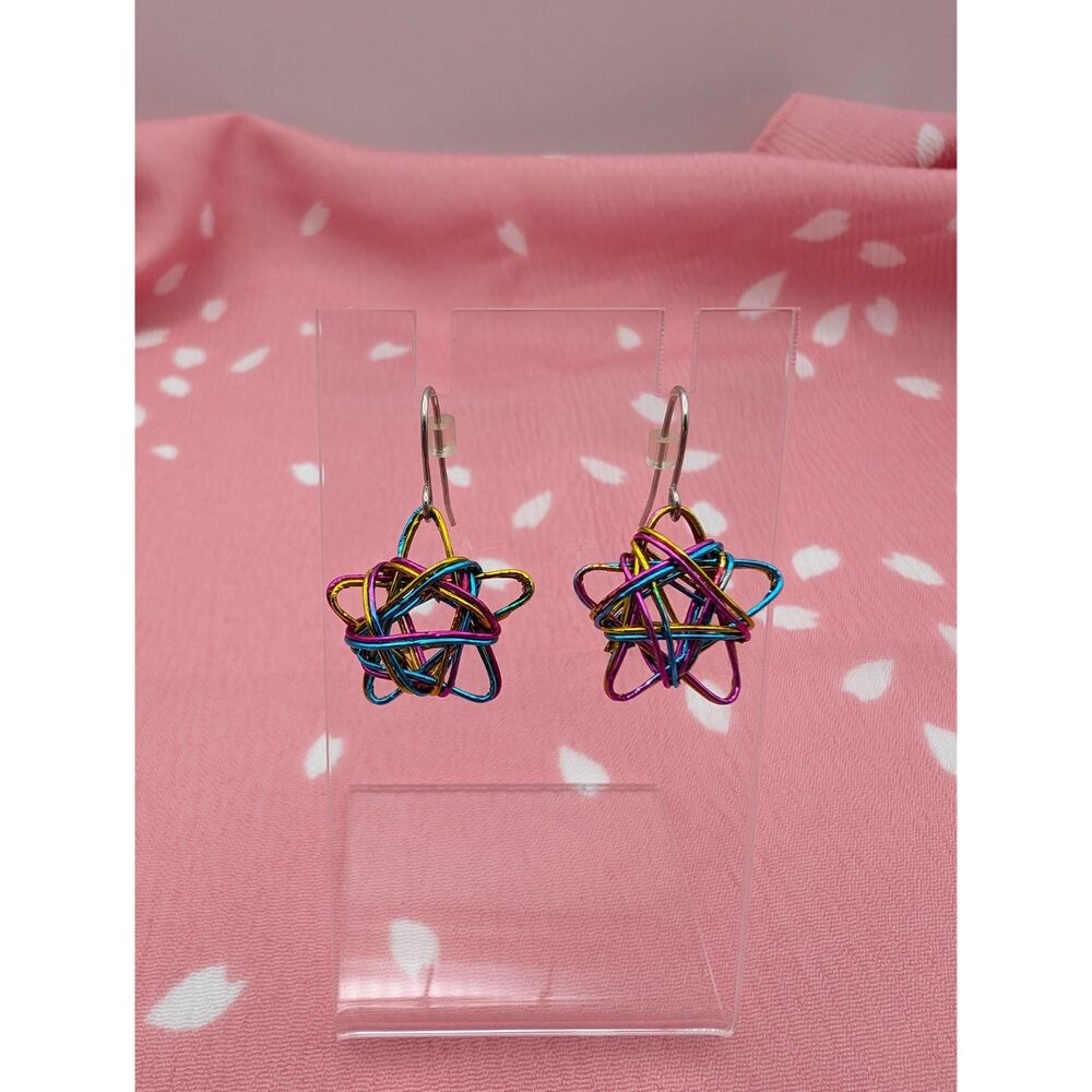 Wire Star Earrings